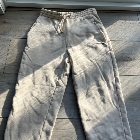 Alexander Wang Logo Print Lounge Sweatpants - Neutral (Size S) - Picture 7 of 7